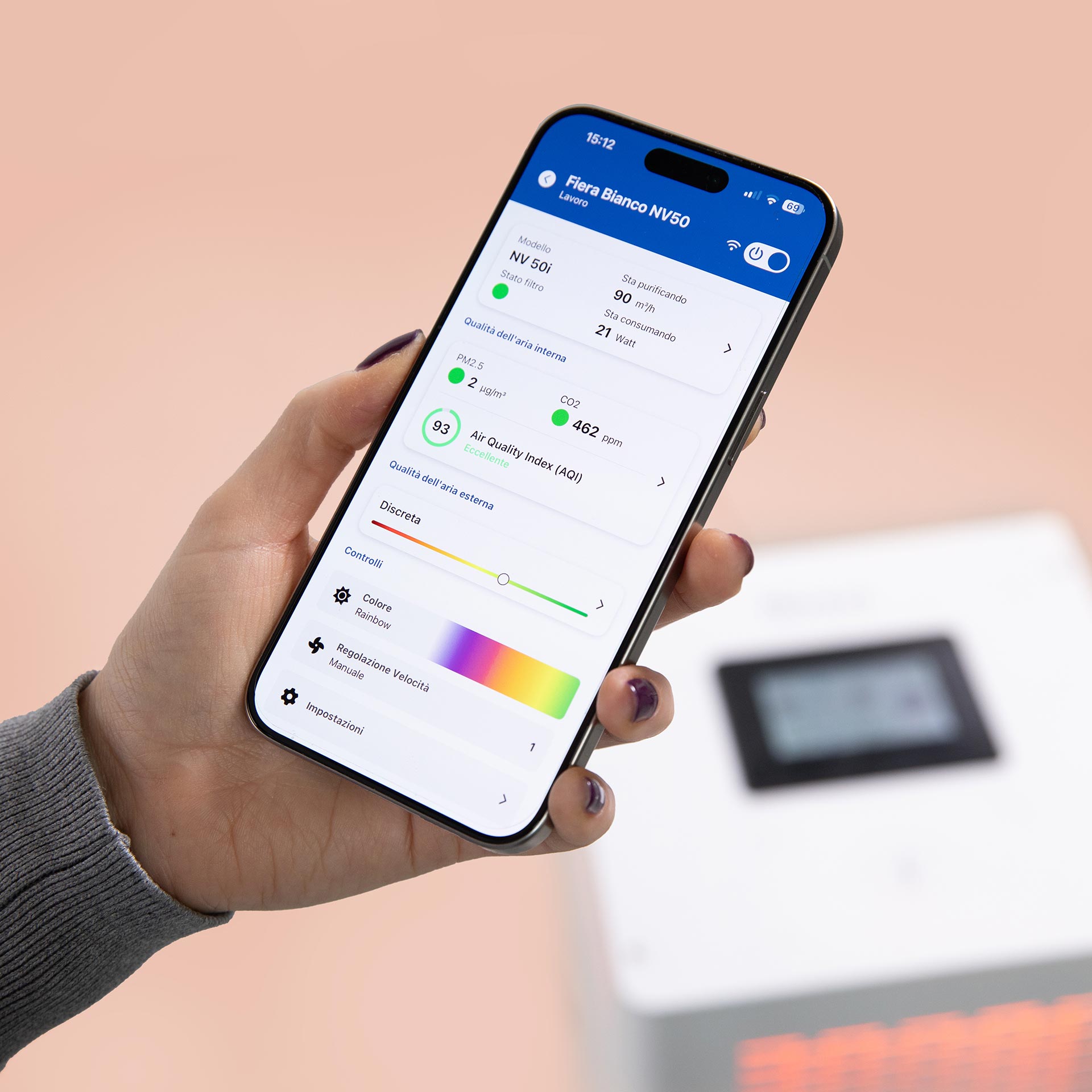 Netco Niveus Mobile App IAQ