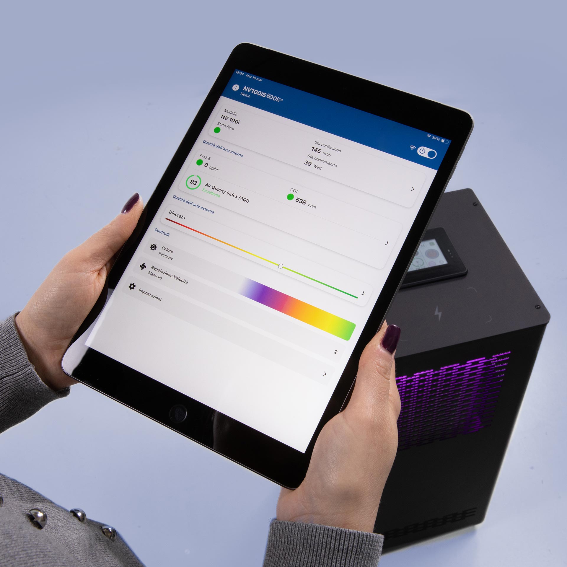 Netco Niveus IAQ Mobile App